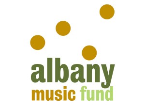 Winning selection for Albany Music Fund logo